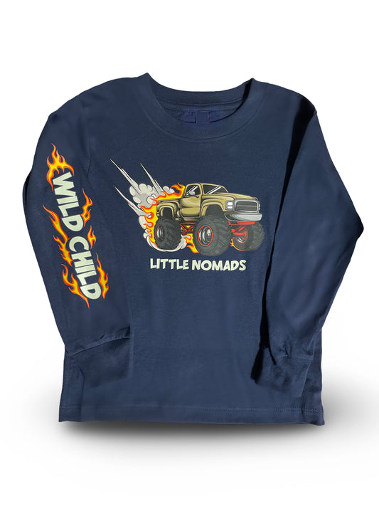 Monster Truck- Wild Child- Long Sleeve